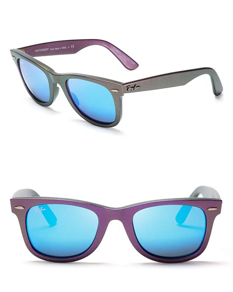 ray ban blue reflective sunglasses.